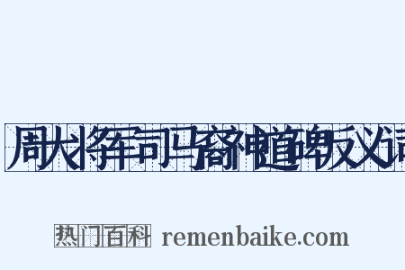 周大将军司马裔神道碑反义词是什么意思的图片
